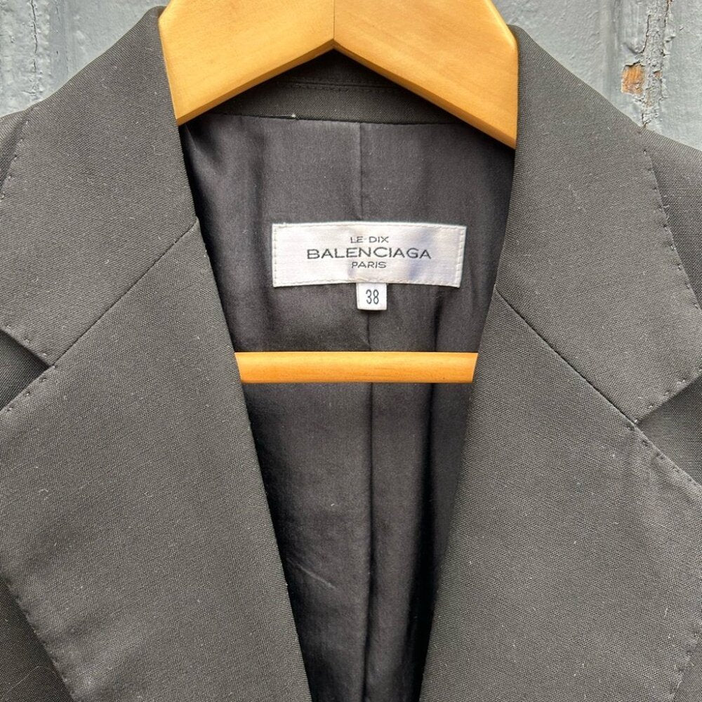 Le Dix Balenciaga Wool Blazer, size 38