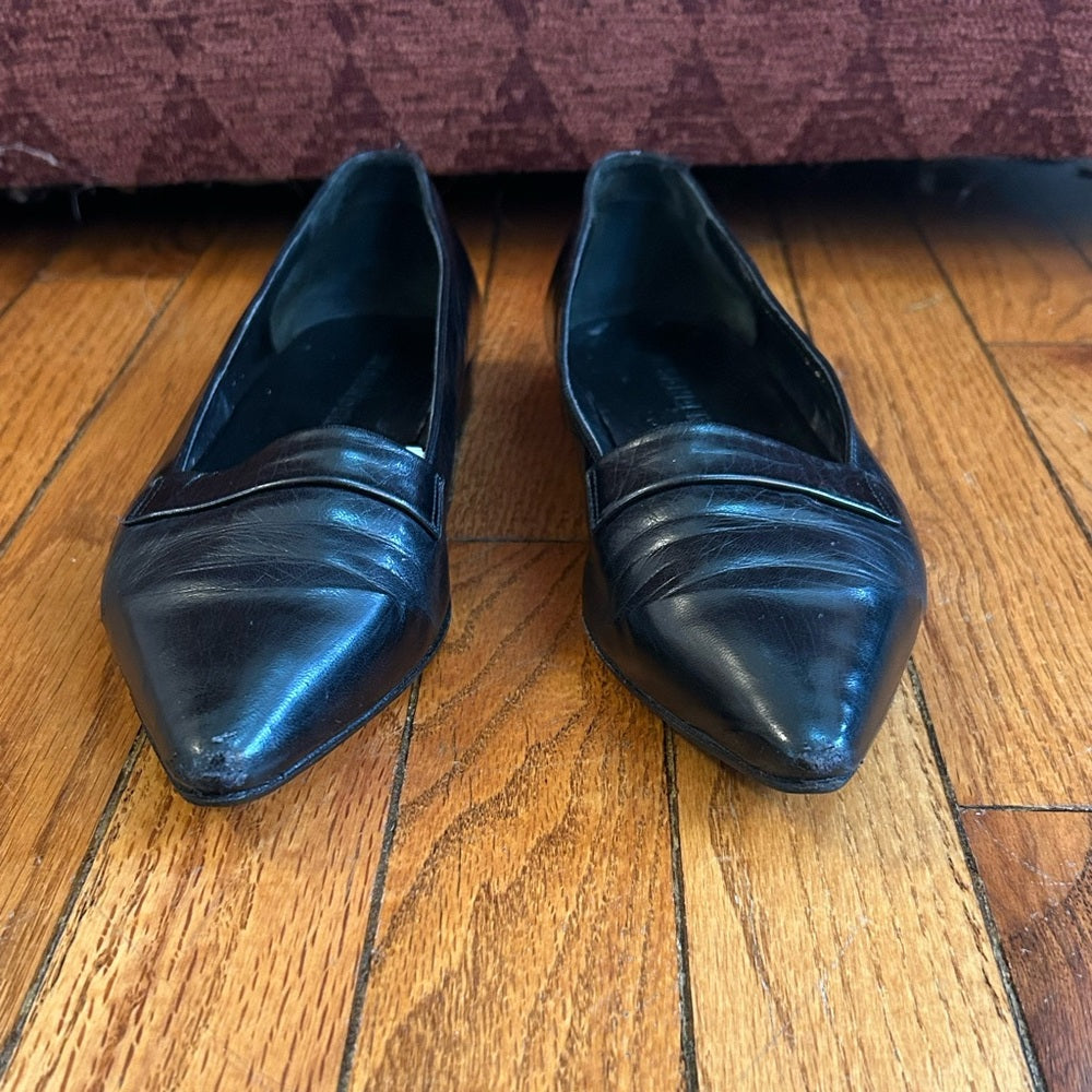 Jil Sander pointed toe flats, size 37.5