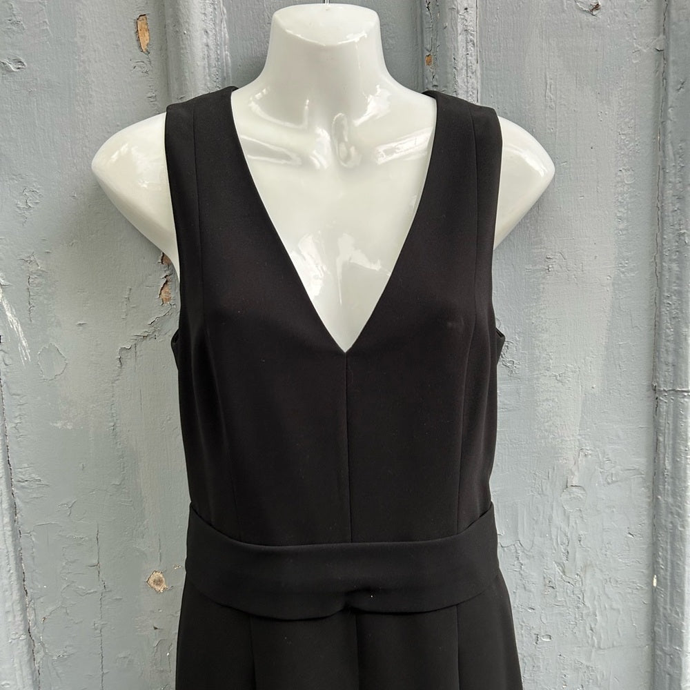 Judith & Charles Black Reed Jumpsuit, size 8