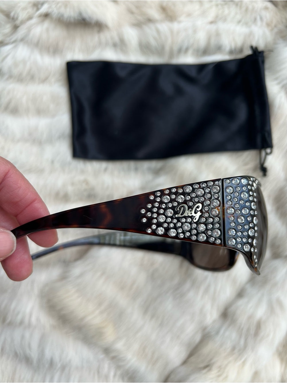 Dolce & Gabbana Crystal Sunglasses, OS