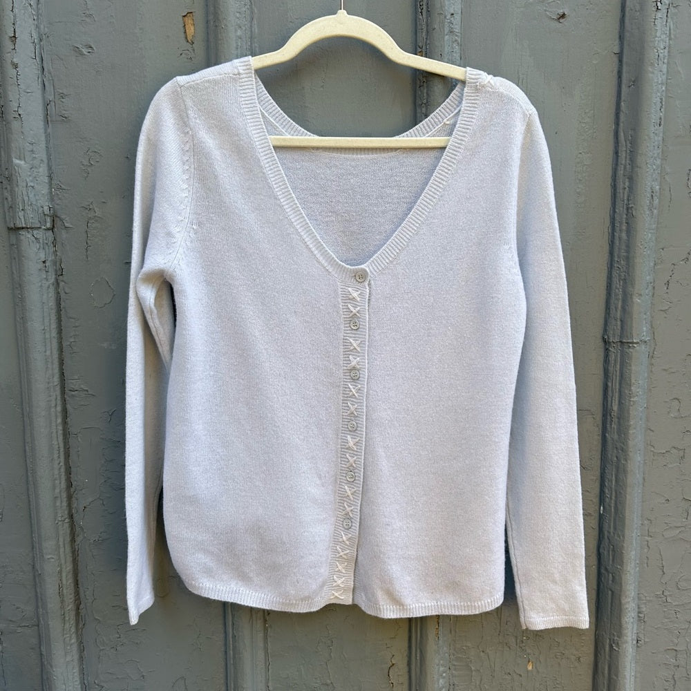 Cashmere Cardigan with embroidery, size M