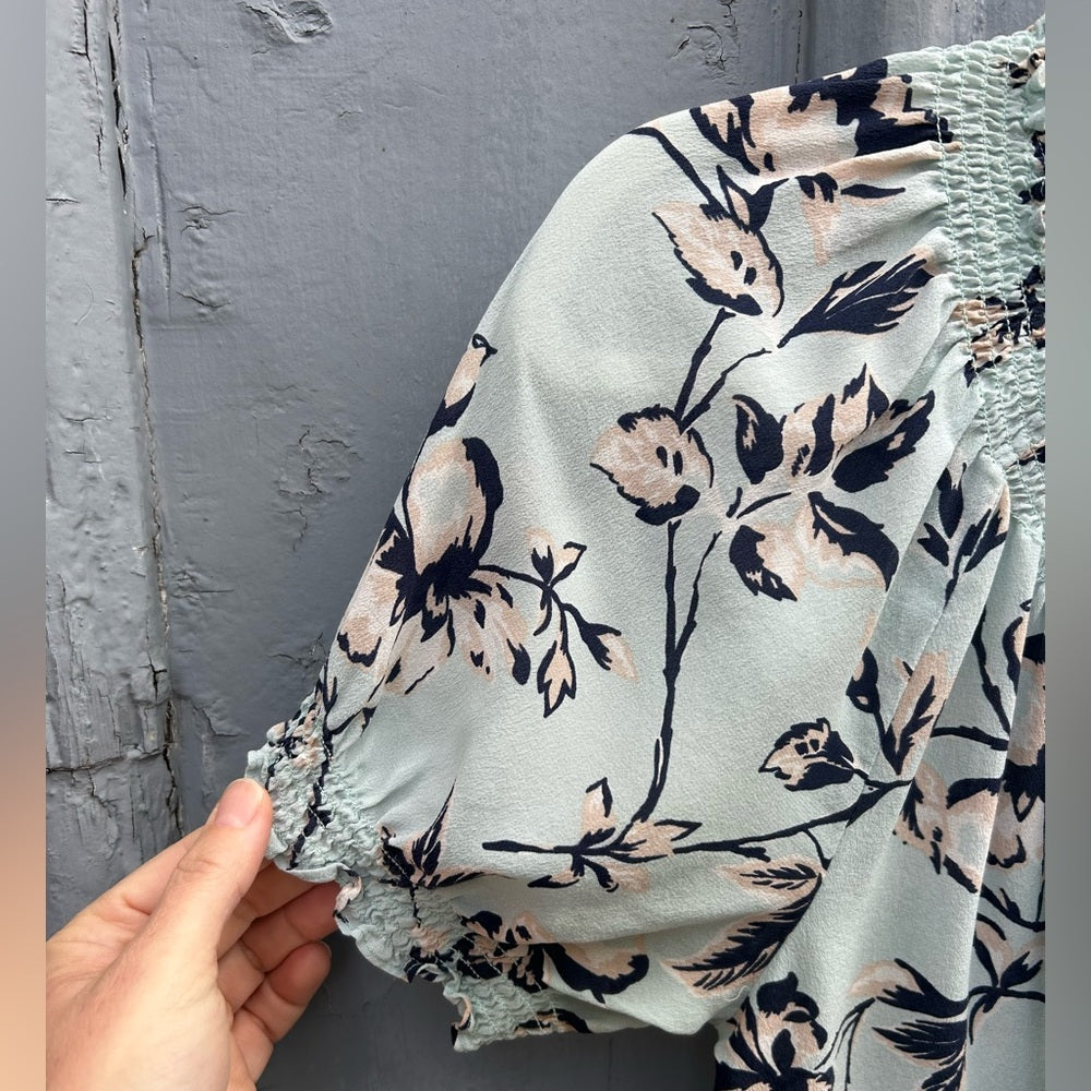 Joie Silk Floral Masha Blouse, Size M,