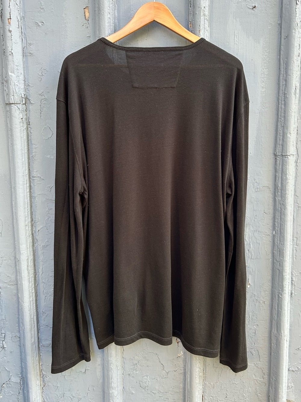 John Varvatos black long sleeve tee, size XXL