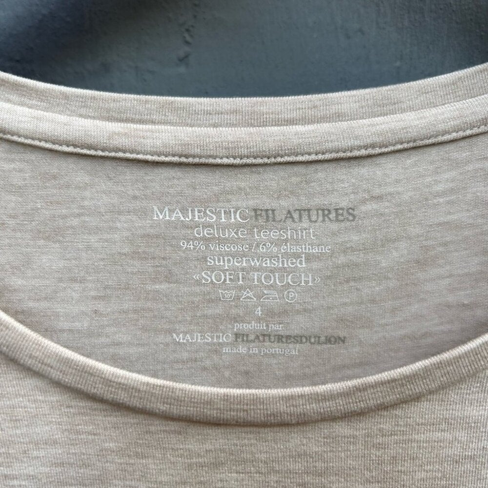 Majestic Filatures Soft Touch Crewneck T-Shirt, BNWT, size “4” XL