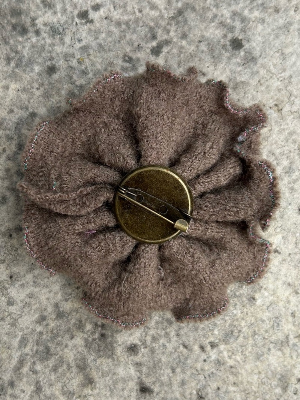 Vintage Cashmere Floral Brooch