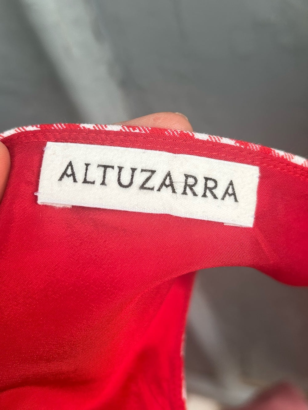Altuzarra Gingham Shift dress, size 38 (approx 4/6)