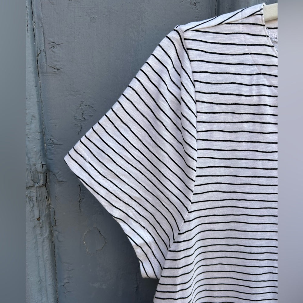 Lisa Todd Striped wide tee, size M