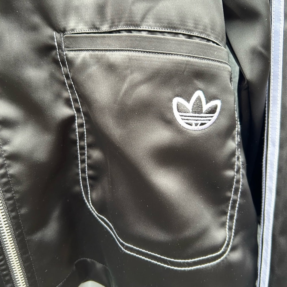 Adidas Satin 3 stripes Track Top, BNWT, size S