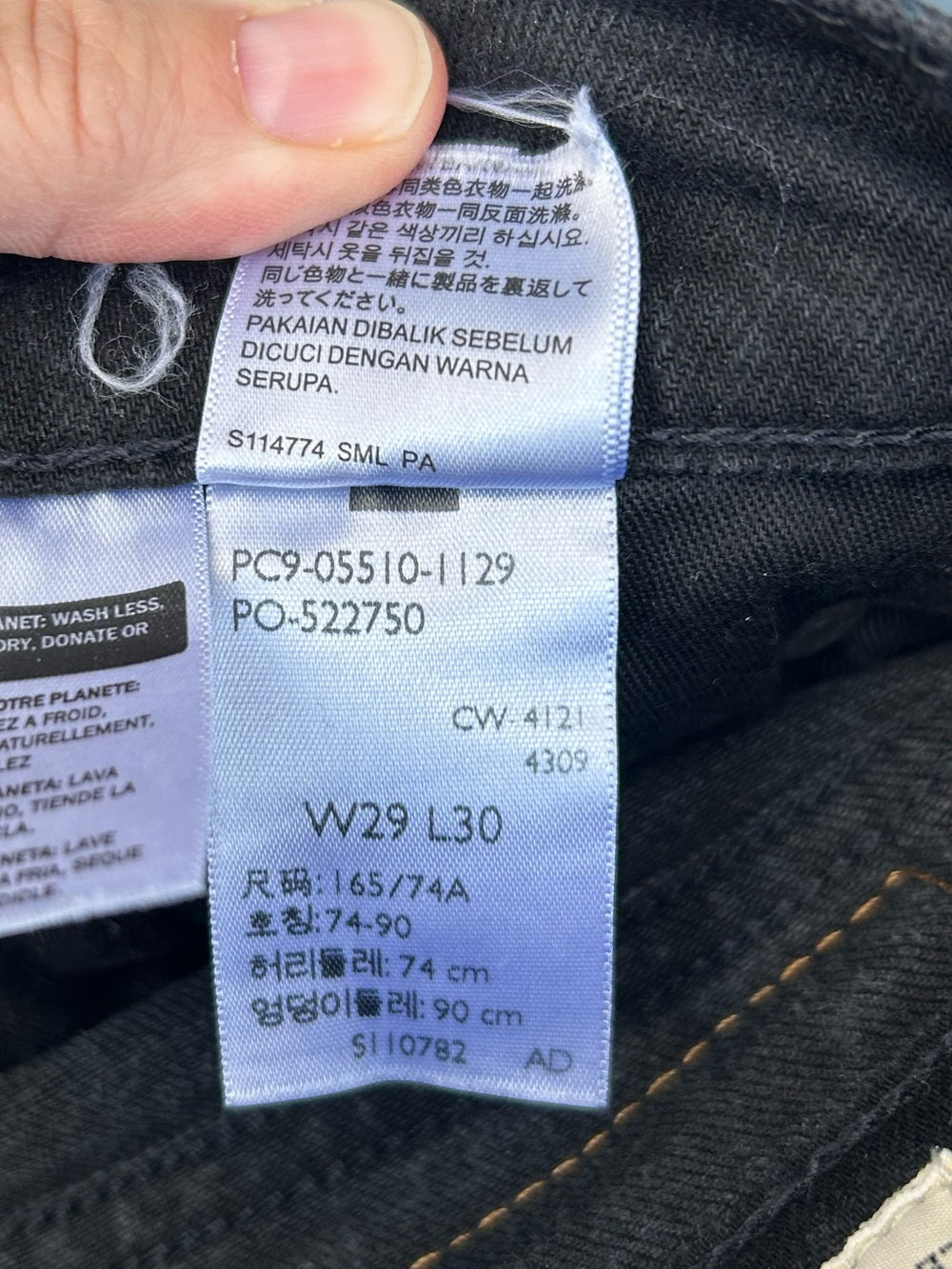Levi’s 510 black jeans, size W29/L30