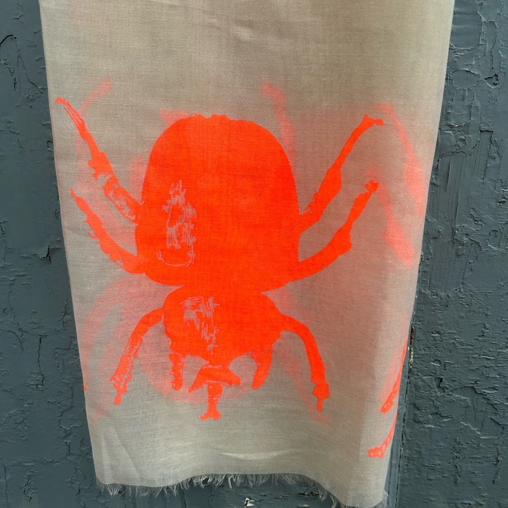 India Hicks Neon Bug “The Siren” Scarf, 82” x 36”