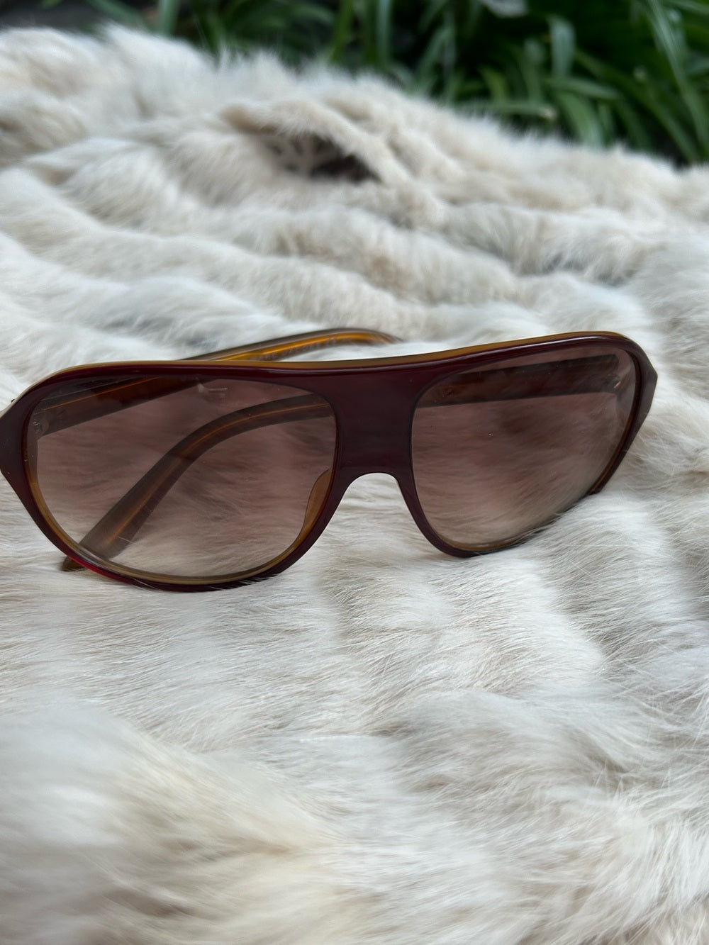 Marc Marc Jacob’s brown Retro Aviator, OS