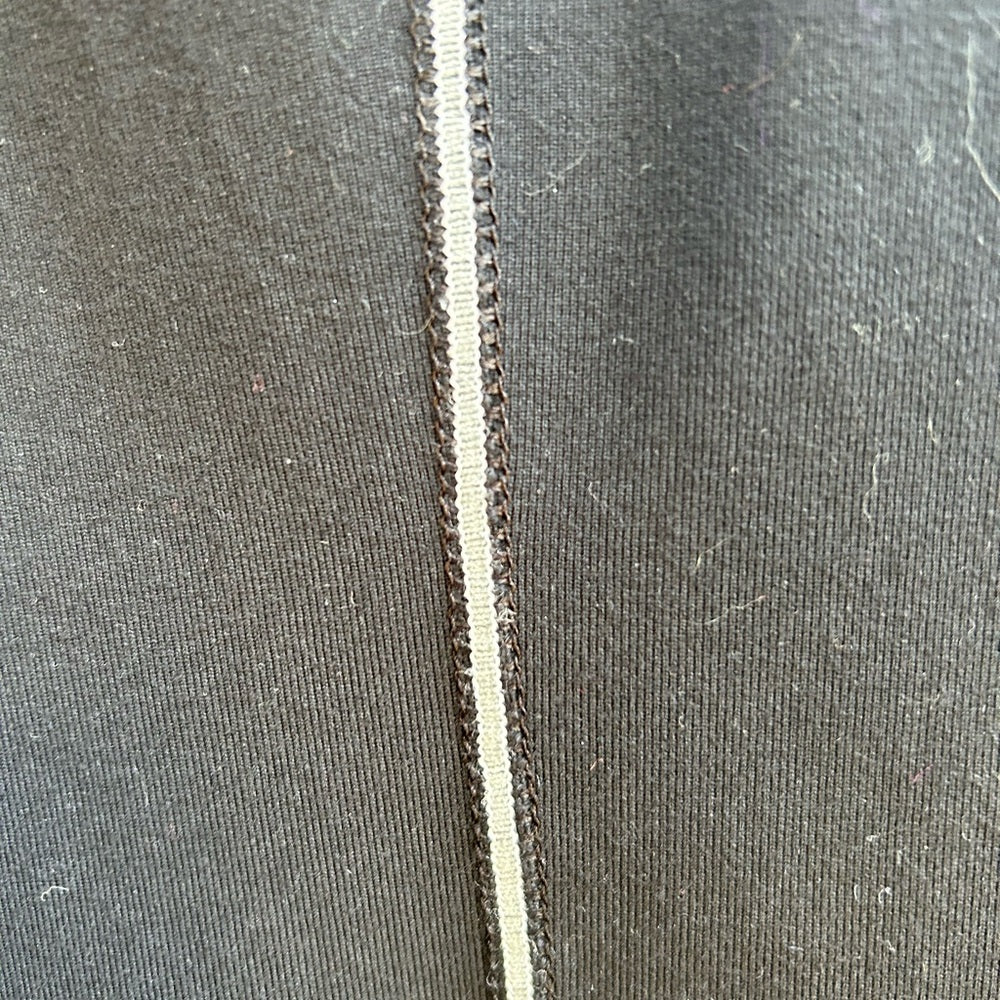Lululemon Vintage Black Zip Front Jacket, size 12