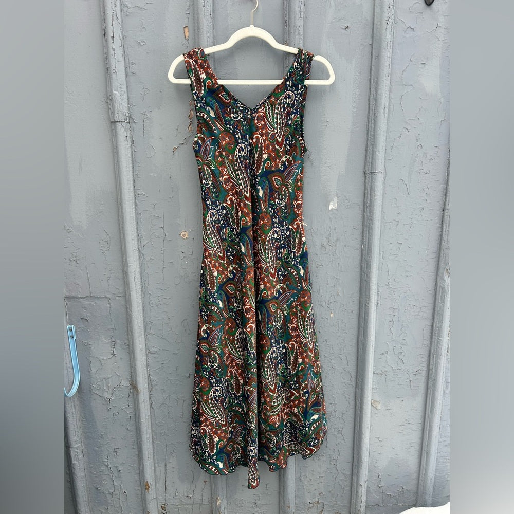 Made in Nepal Silk dress, BNWT, one size (small)