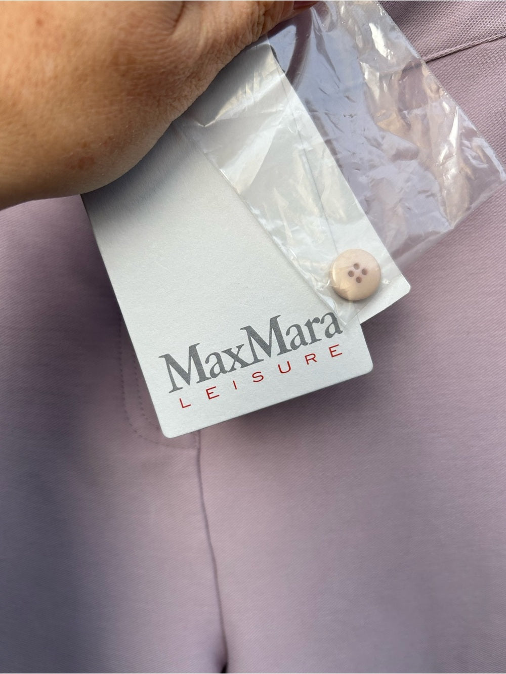 MaxMara Leisure Lilac Jersey Trouser, BNWT, size Large