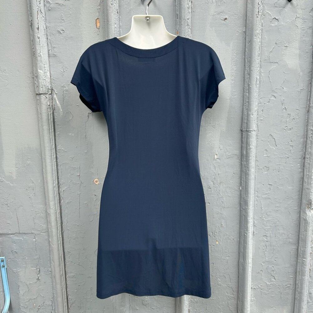 Shan Navy Beach Cover Up Dress, size 8