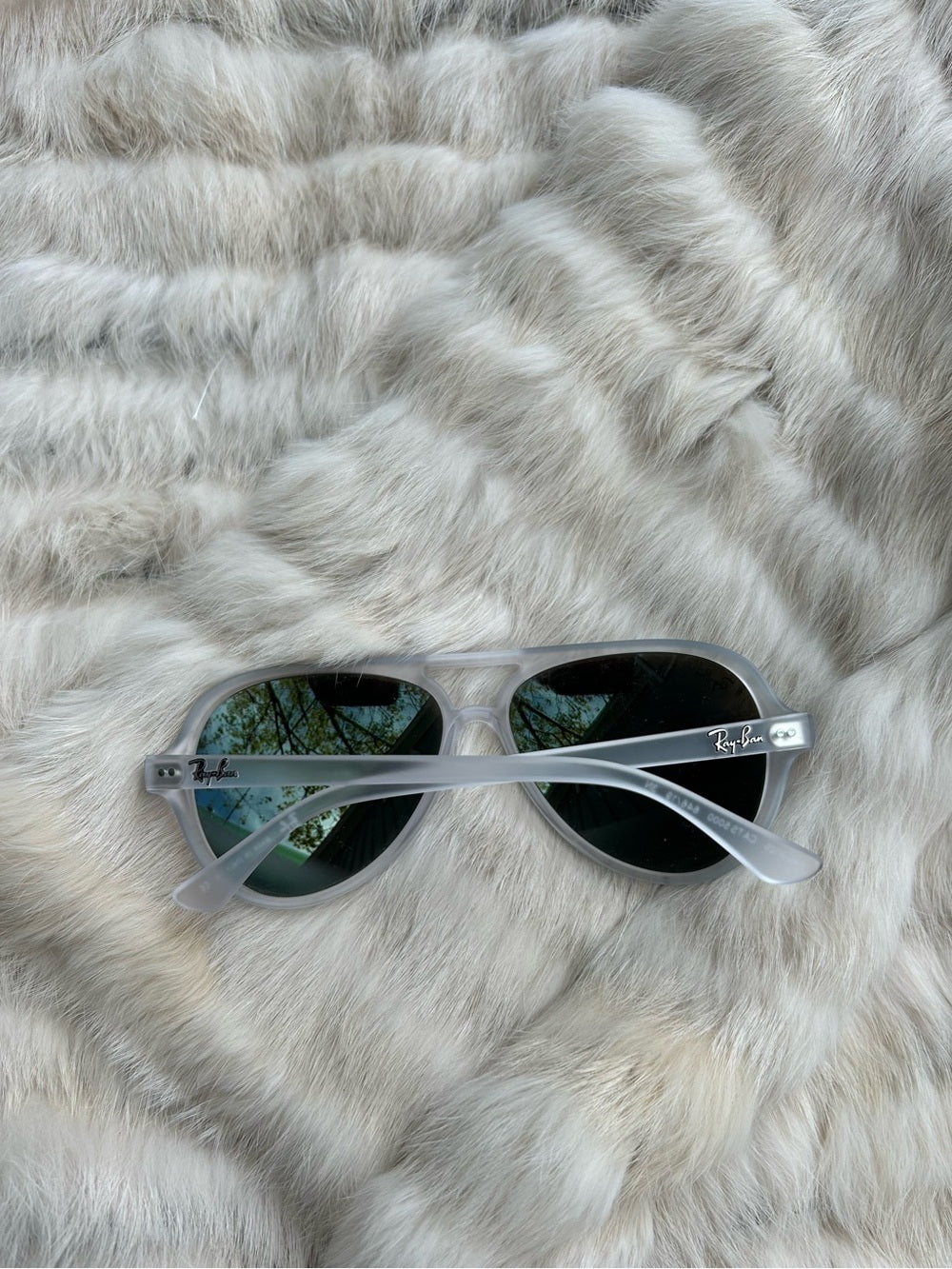 Ray Ban Clear Cats 500 Aviators, OS