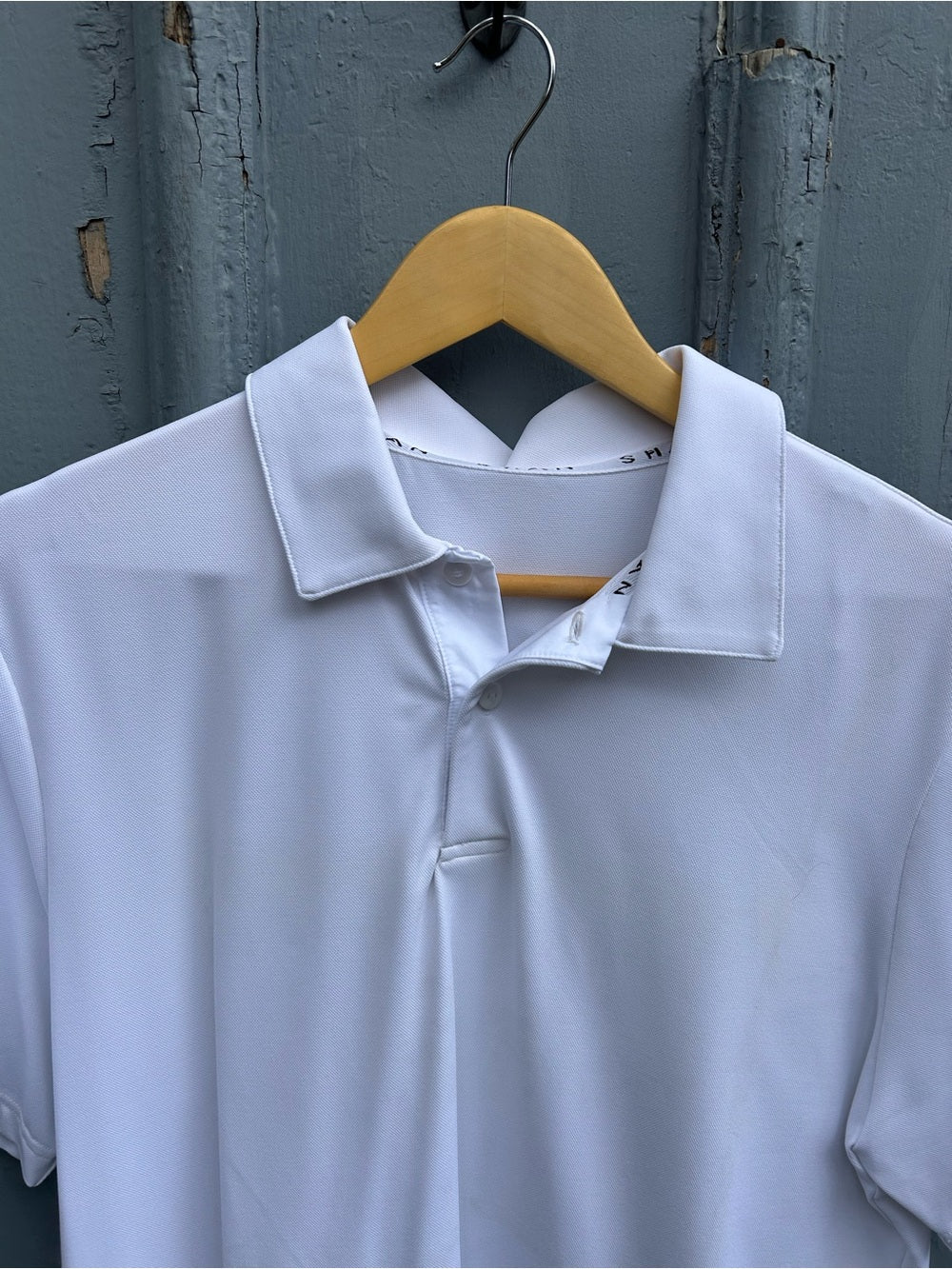 Shan Actuel Polo, white, BNWT, size L