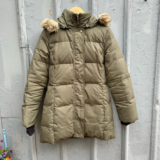 Ladies CDN Spirit khaki Down Jacket, size Small