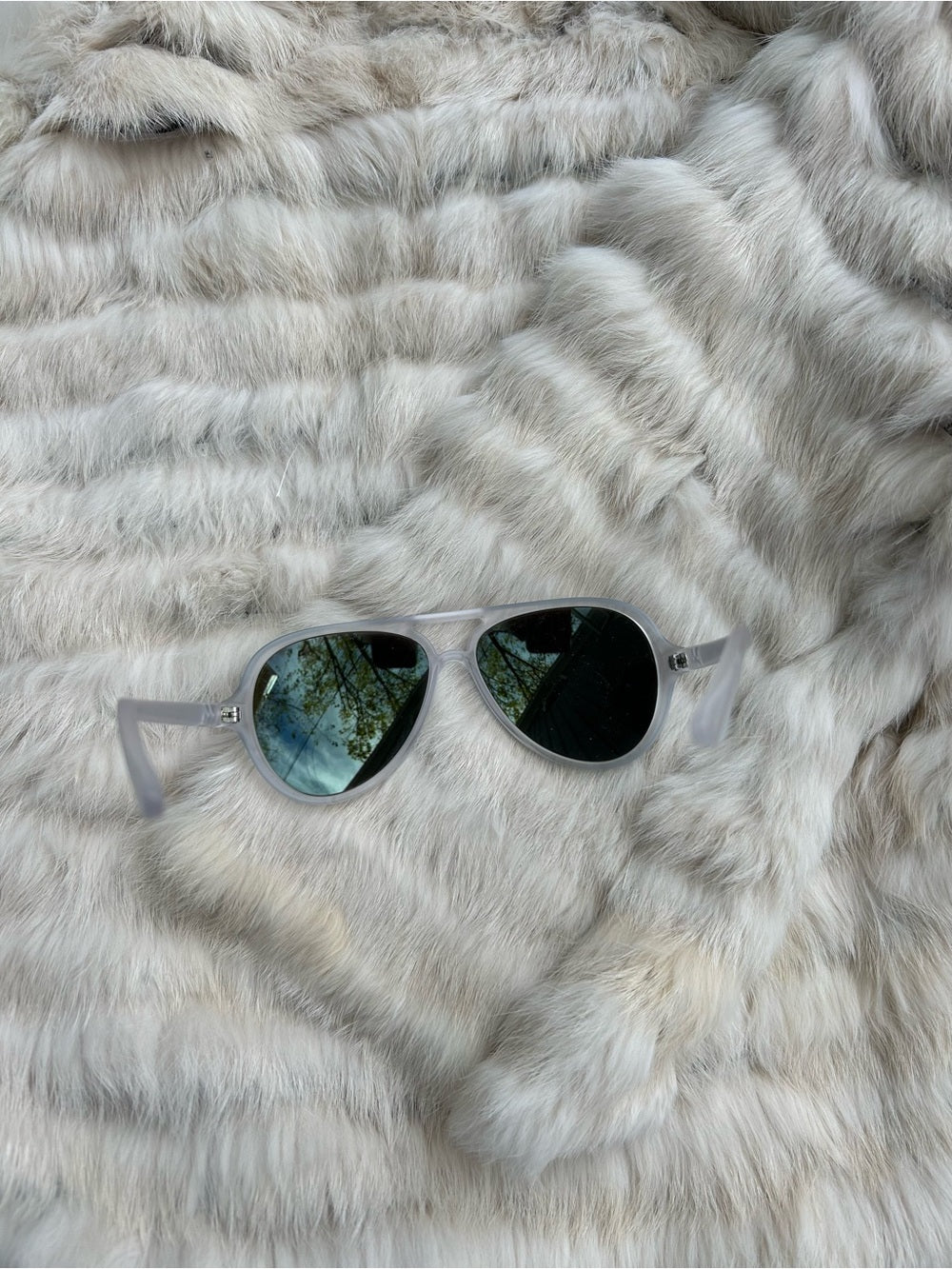 Ray Ban Clear Cats 500 Aviators, OS