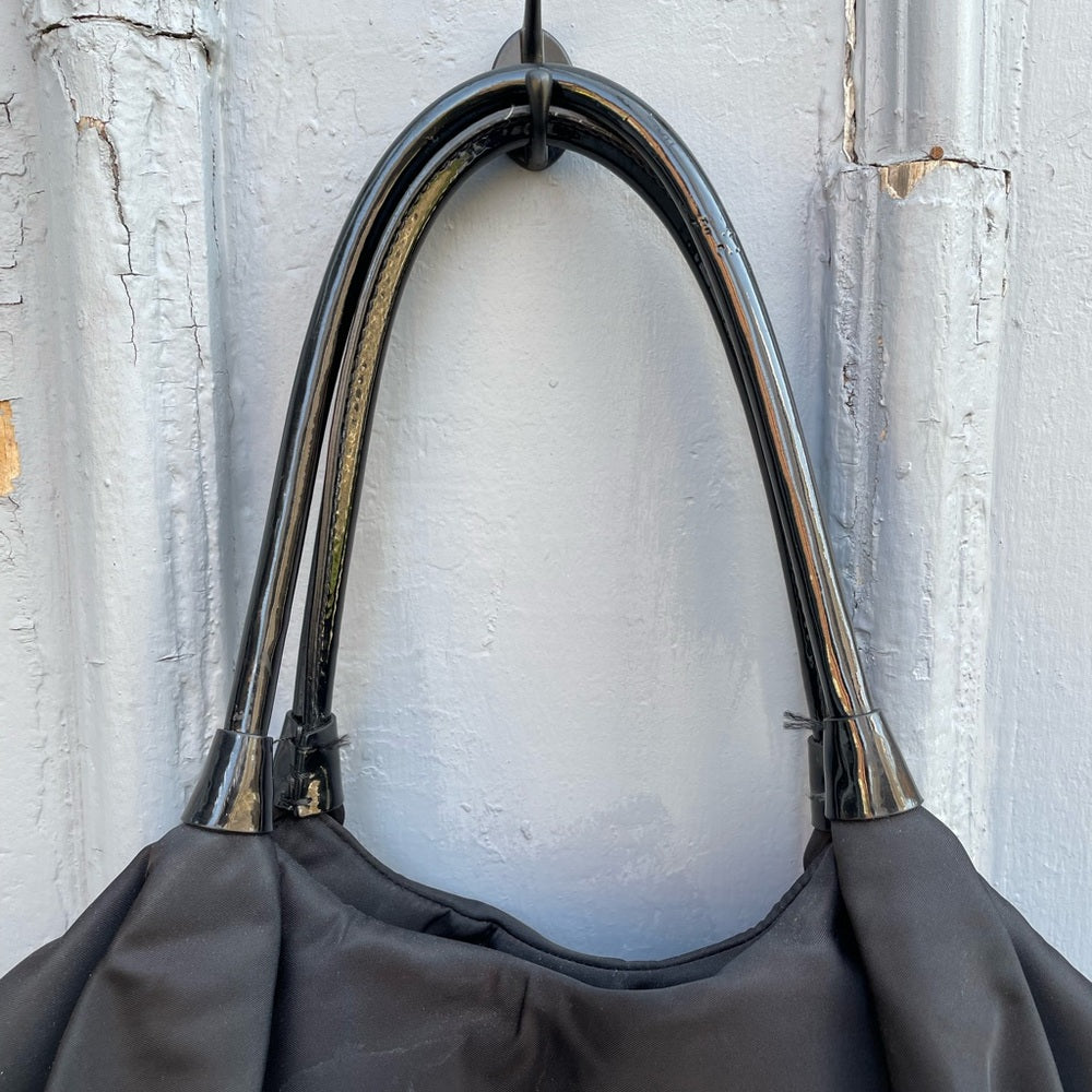 Kate Spade Two-handle Diaper Bag Black Nylon,  7” x 13” x 11”