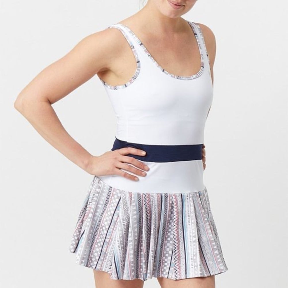 EleVen Women's Ikat Volley Dress white tennis sz XL