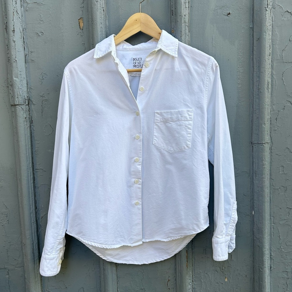 Power of my People The Tailor - Proper Fit - White Oxford, size XS