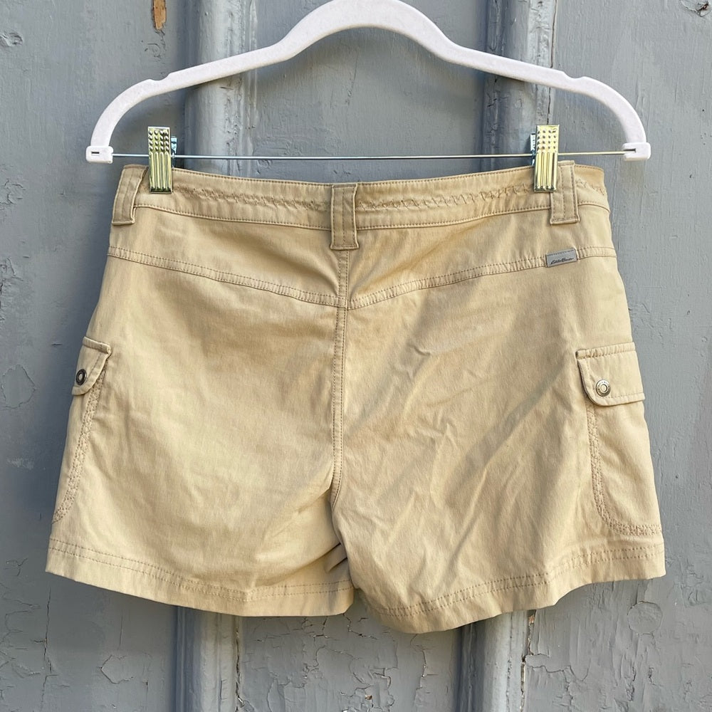 Eddie Bauer Taupe Cargo Shorts, size 6