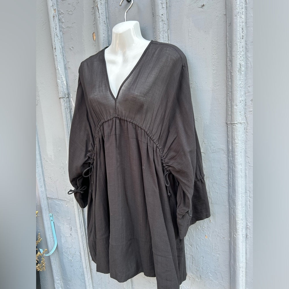 IRO Black Gauzy July Tunic, size 38 (US6)