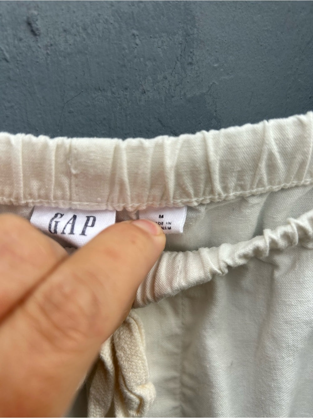 Gap White Wide leg Culotte, size M