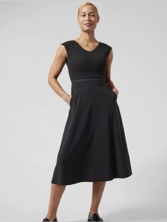 Athleta black Ryder Dress, size M