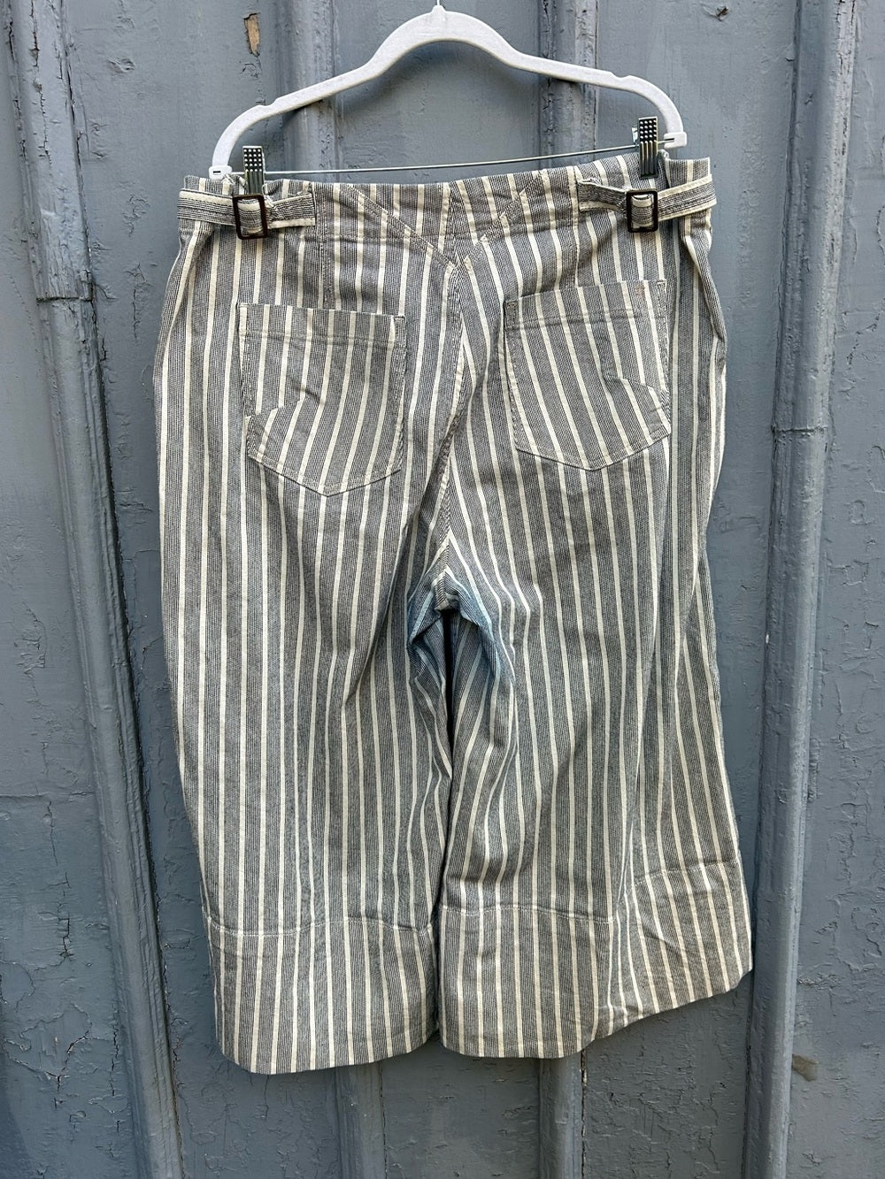 Pilcro Foxglove Mid-Rise Flare Pants, size 16