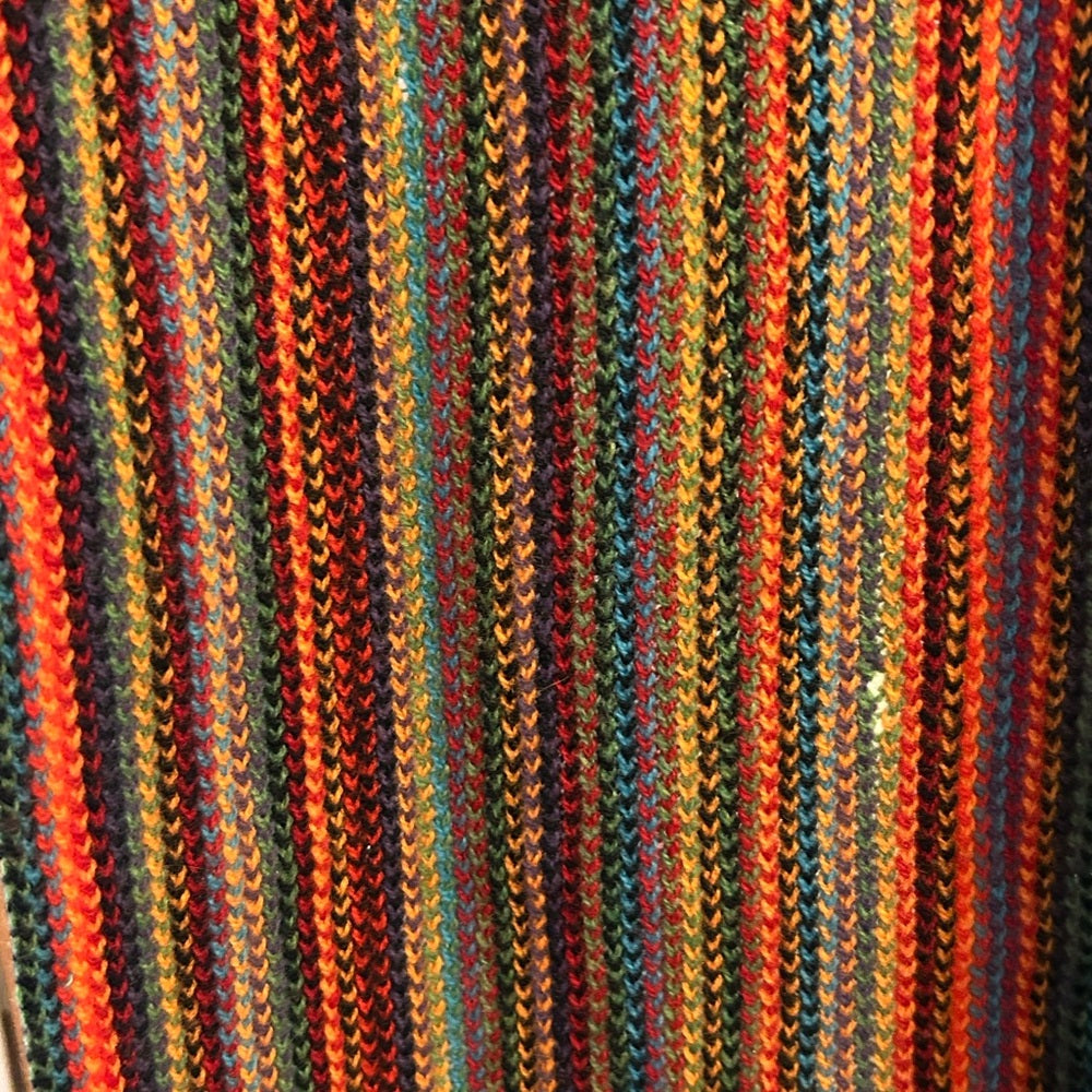 Johnston’s striped Scottish Wool Scarf