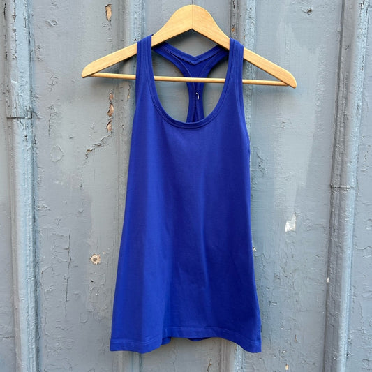 Lululemon Blue Cool Racerback tank, size 4