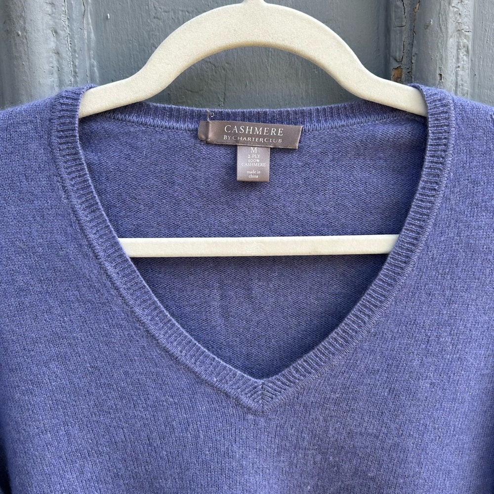 Charter Club 100% Cashmere sweater, M