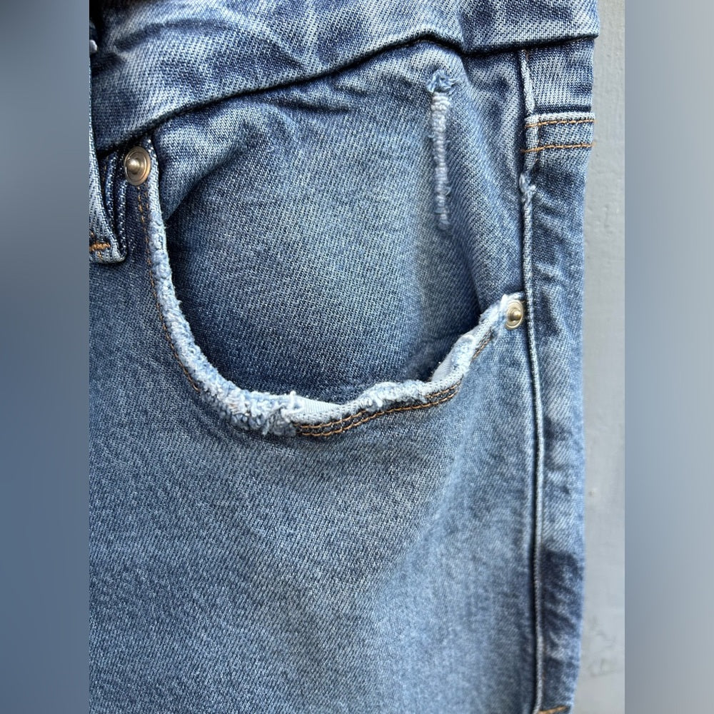Good American Good Legs Straight Leg Jeans, size 14