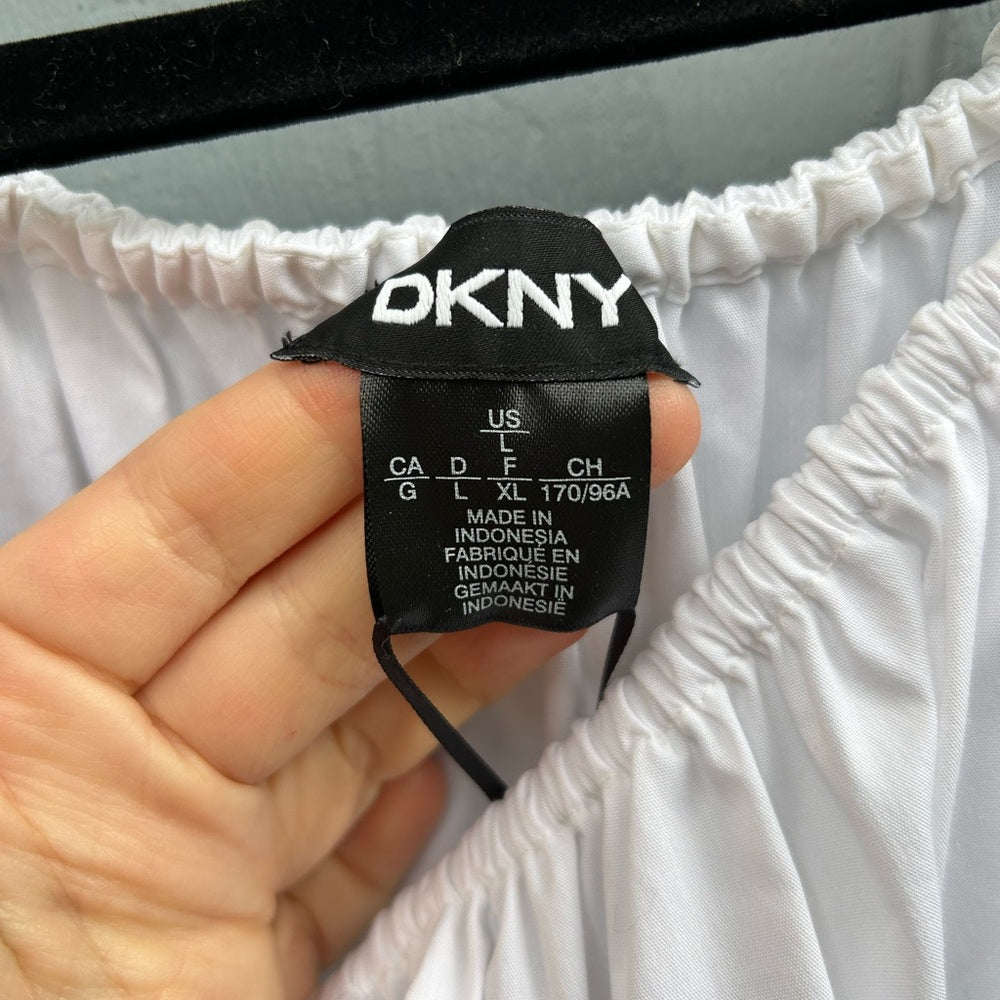 DKNY Off the Shoulder Blouse, BNWT, size Large