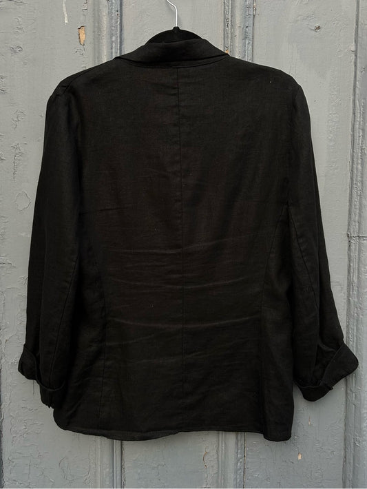 Vintage Linda Lundstrom Linen Blazer, size S/M