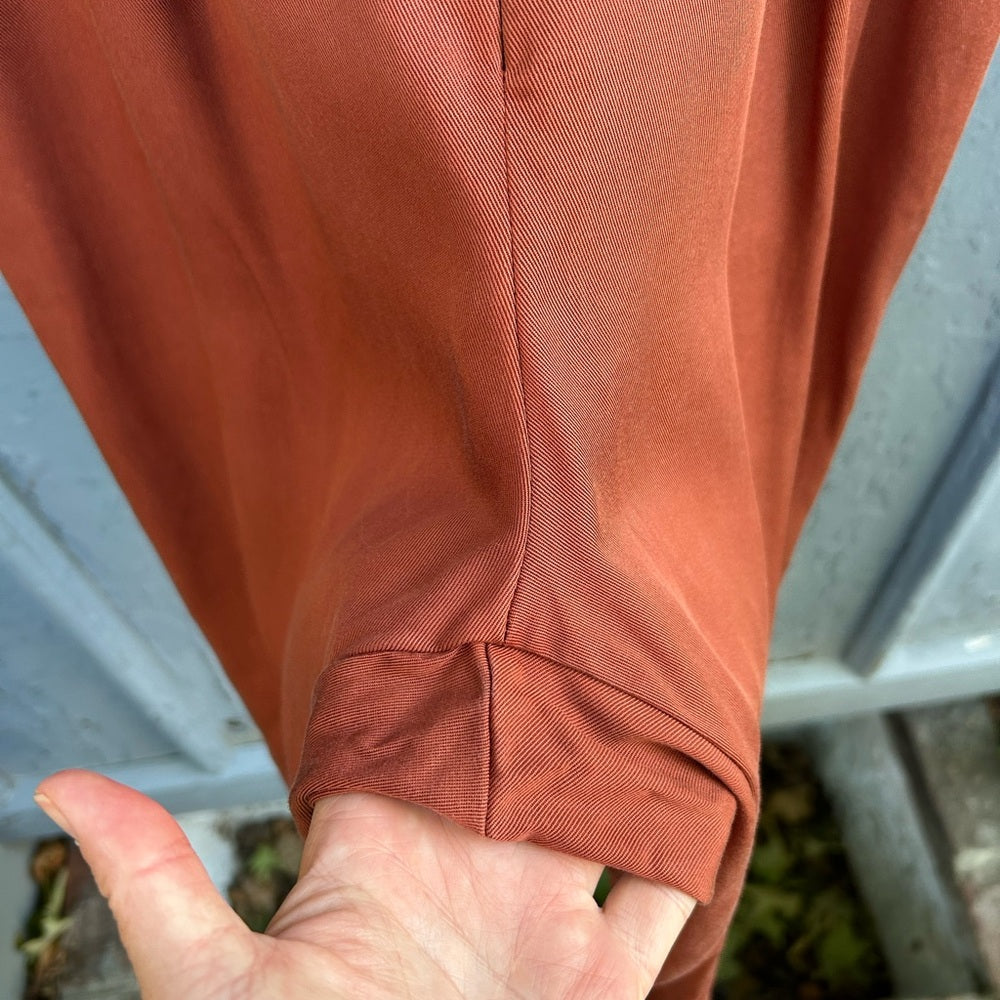 Dagg & Stacey Rust jumpsuit, size 4