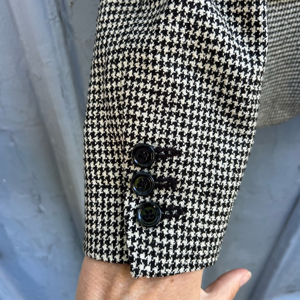 MNG Houndstooth Blazer, size Small