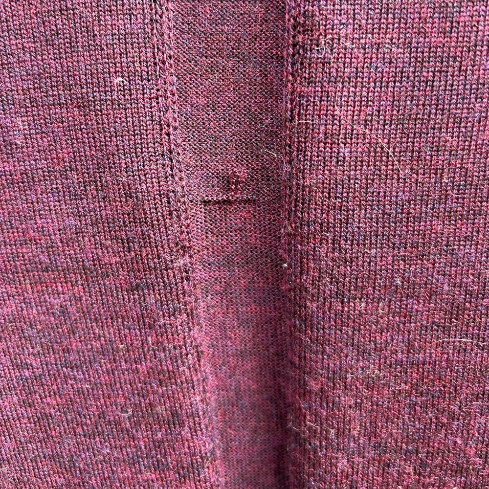 Banana Republic Burgundy Cardigan Sweater, Small