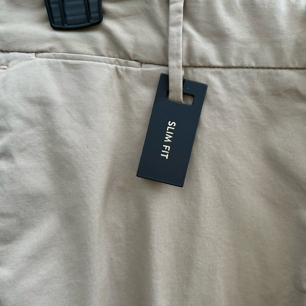 Massimo Dutti Khaki Chino Slim Pant, BNWT, size 30