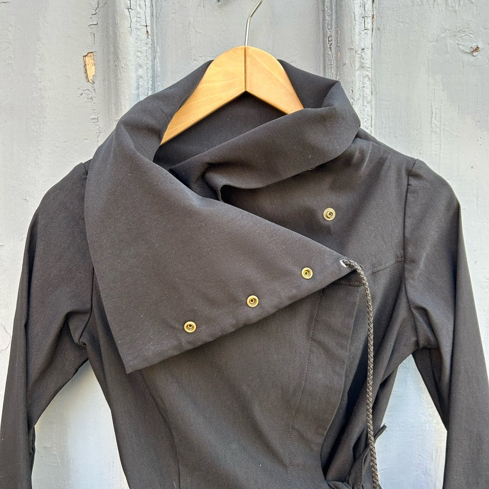 Melow by Melissa Bolduc Isabeau Assymetric Jacket, BNWT, size XS