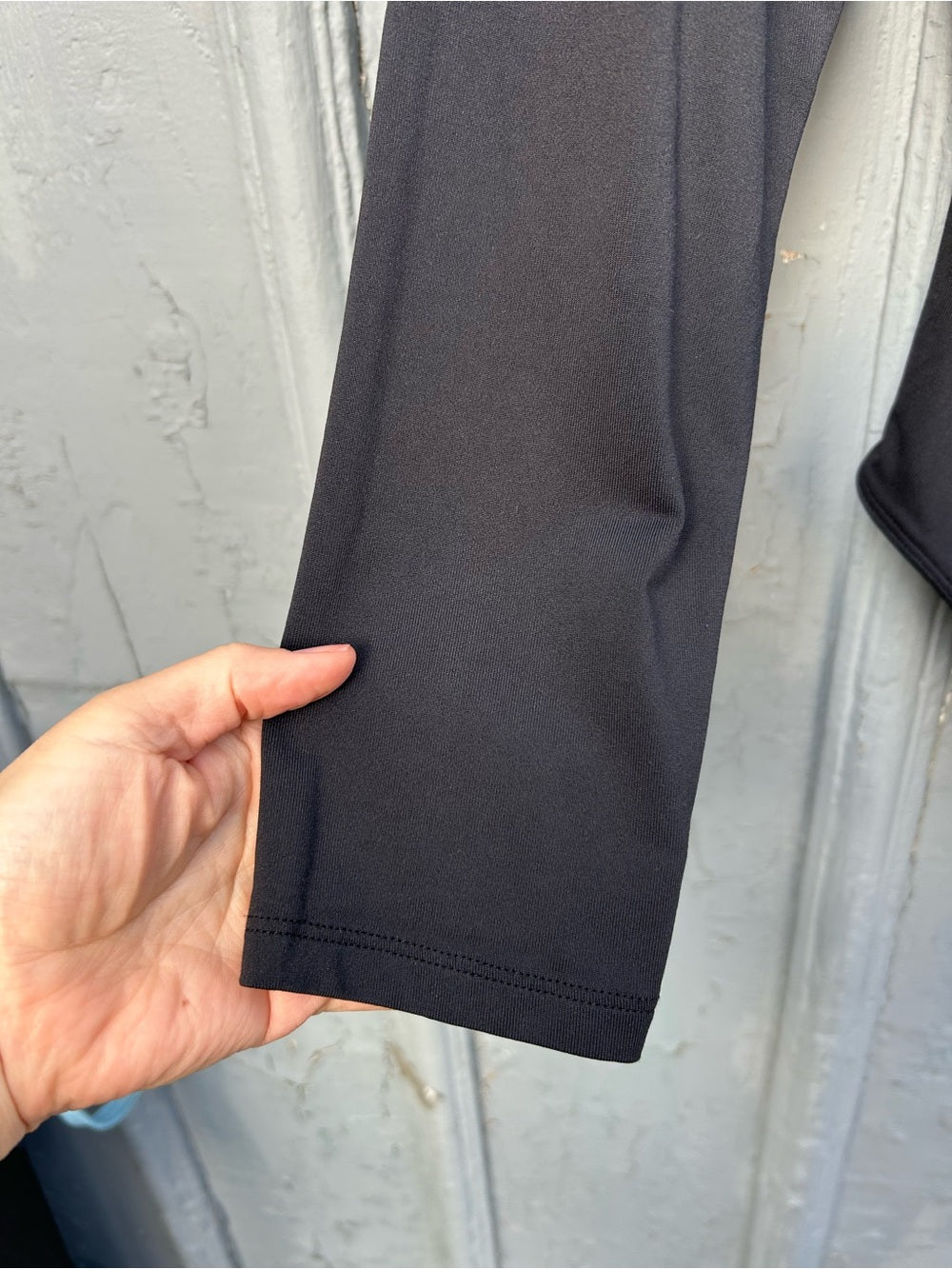 Babaton Aritzia Long-Sleeve Square Neck Contour Bodysuit, size XL