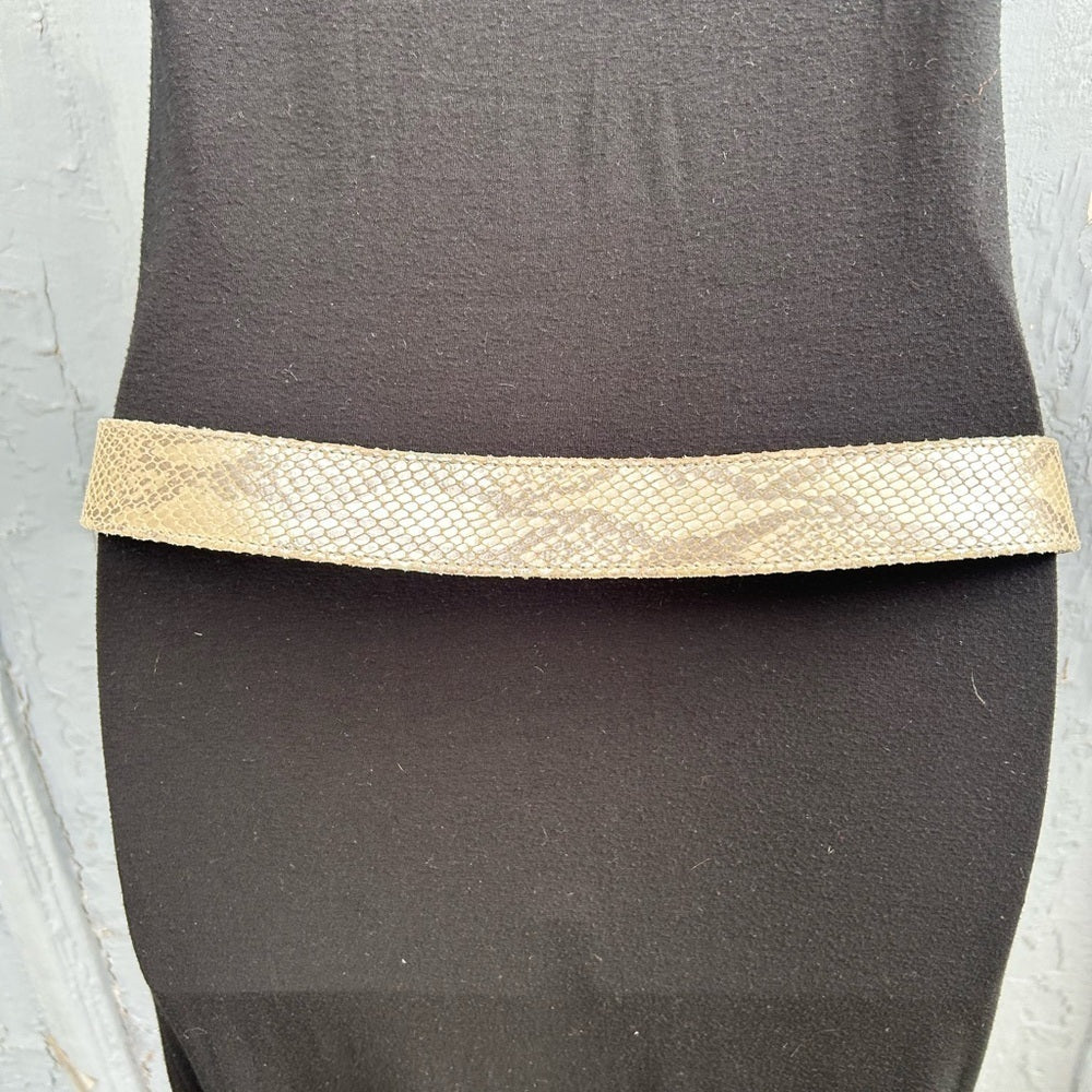 Suzi Roher snakeskin belt, small