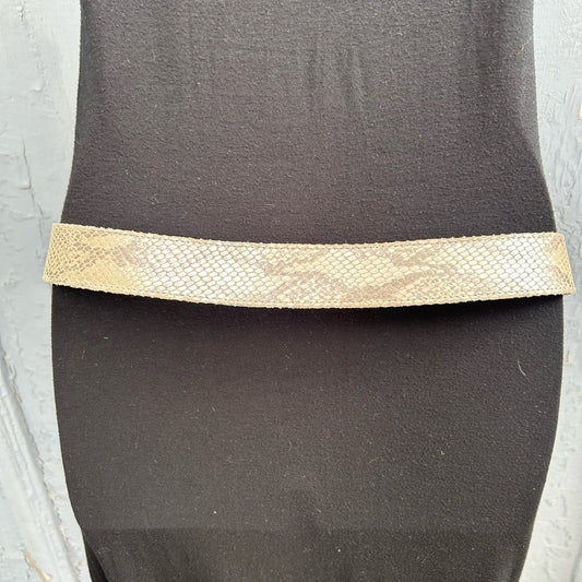 Suzi Roher snakeskin belt, small