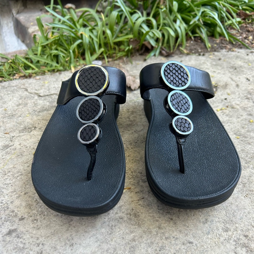 Fit Flop Halo Platform Sandals, BNWOT, size 8
