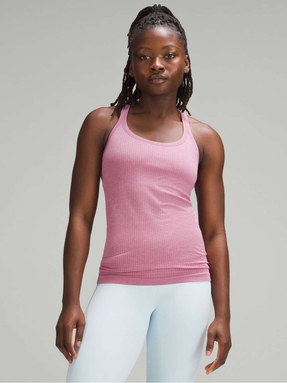 Lululemon Ebb to Street Tank Top, Pink, size 4