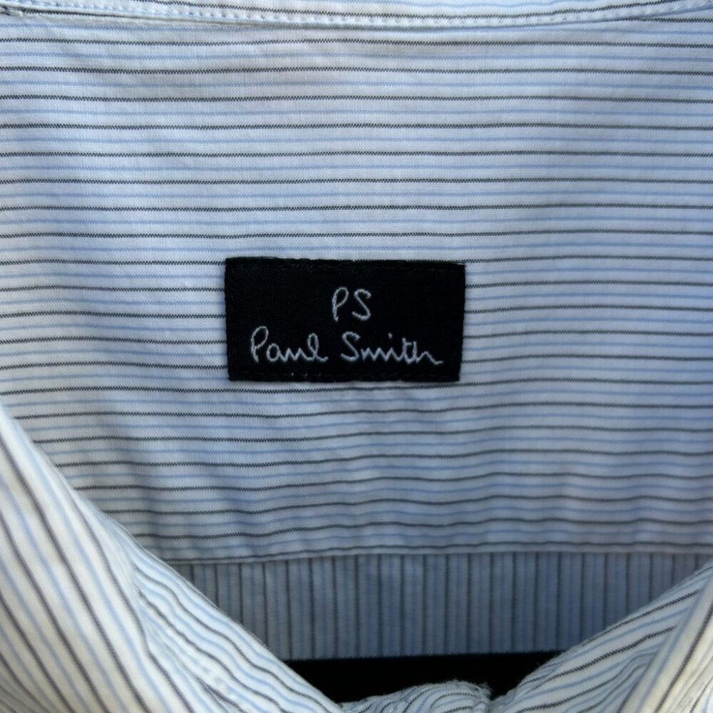 PS Paul Smith Mens Striped Button Down Shirt, size XXL