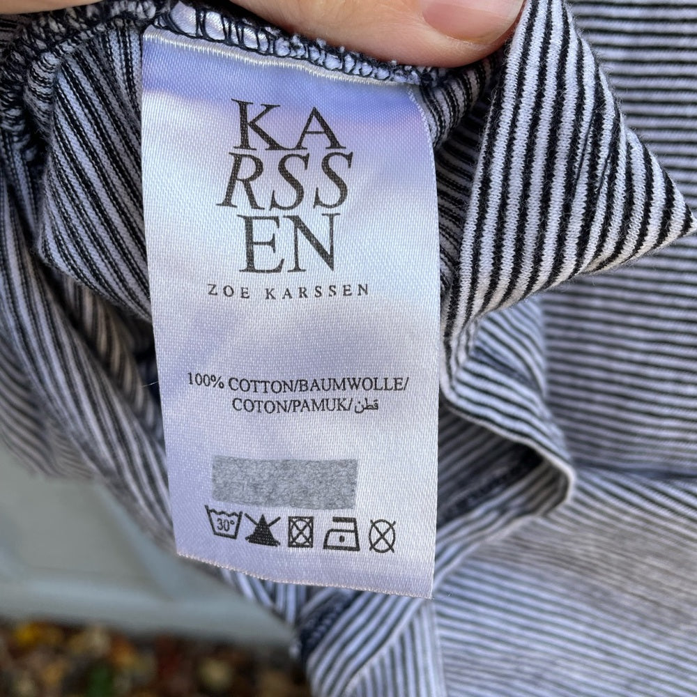 Zoe Karssen Striped cotton tank Dress, size small
