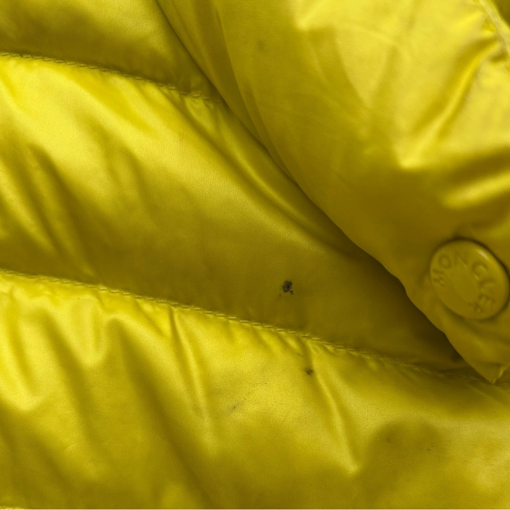 Moncler Citrine Kids Down Vest, size 12